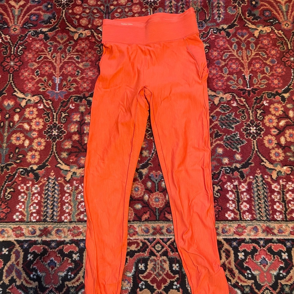 Orange Outdoor Voices Leggings